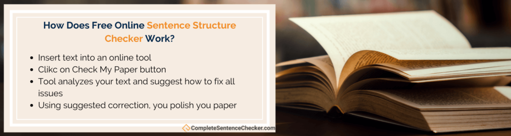 how free online sentence structure checker works