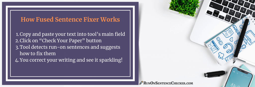 how our sentence fragment fixer works